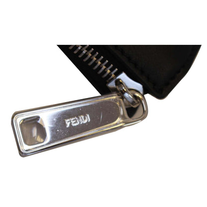 FENDI Metal Bag Bugs Slim Clutch Black - Last Call