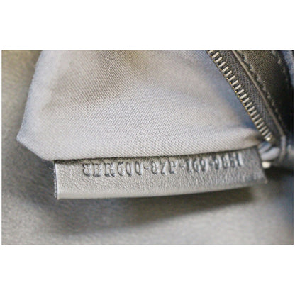 FENDI BAGUETTE Black Leather Shoulder Bag