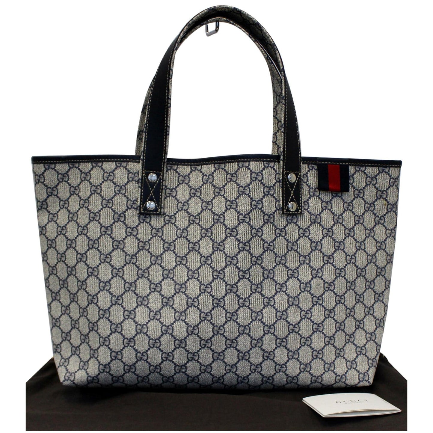 GUCCI GG Supreme Tote Bag 211134 Blue