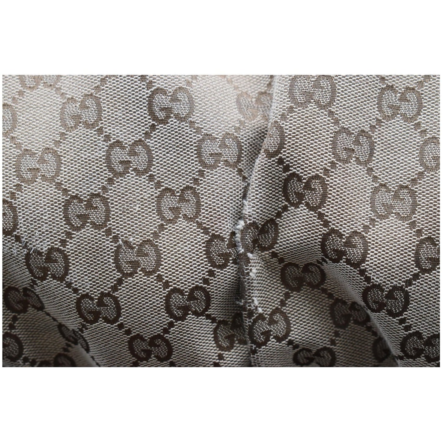 GUCCI Abbey D Ring GG Canvas Large Hobo Bag Brown 189835 - Final Sale