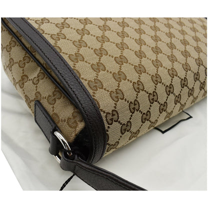 GUCCI GG Canvas Messenger Bag Dark Brown 449171 - 20% OFF