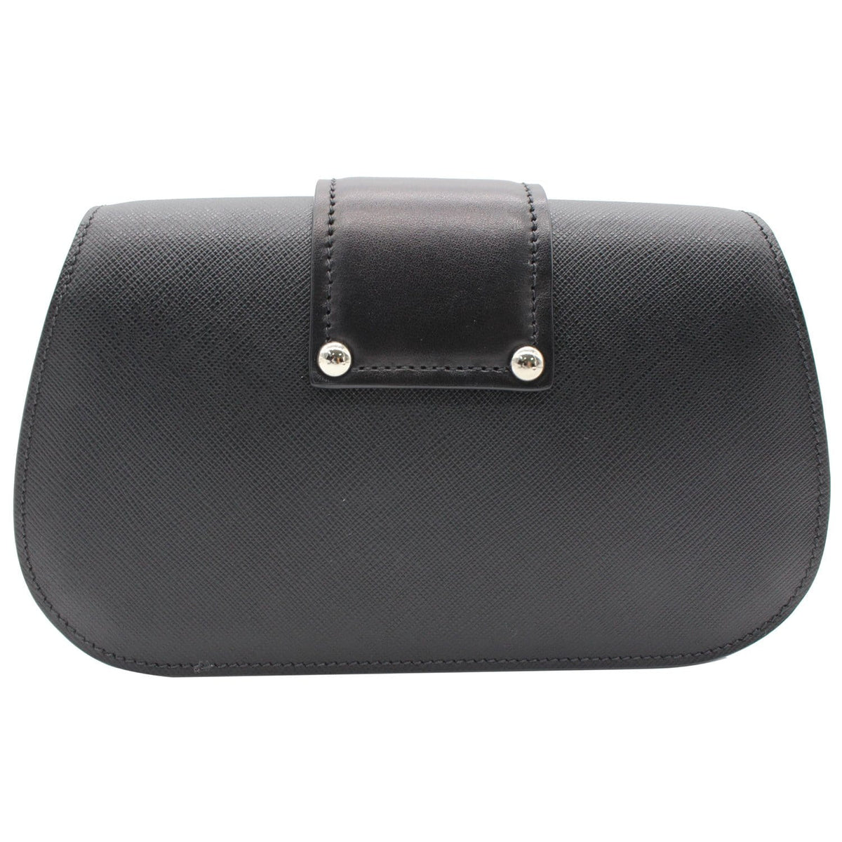 PRADA City Sidonie Small Leather Crossbody Bag Black
