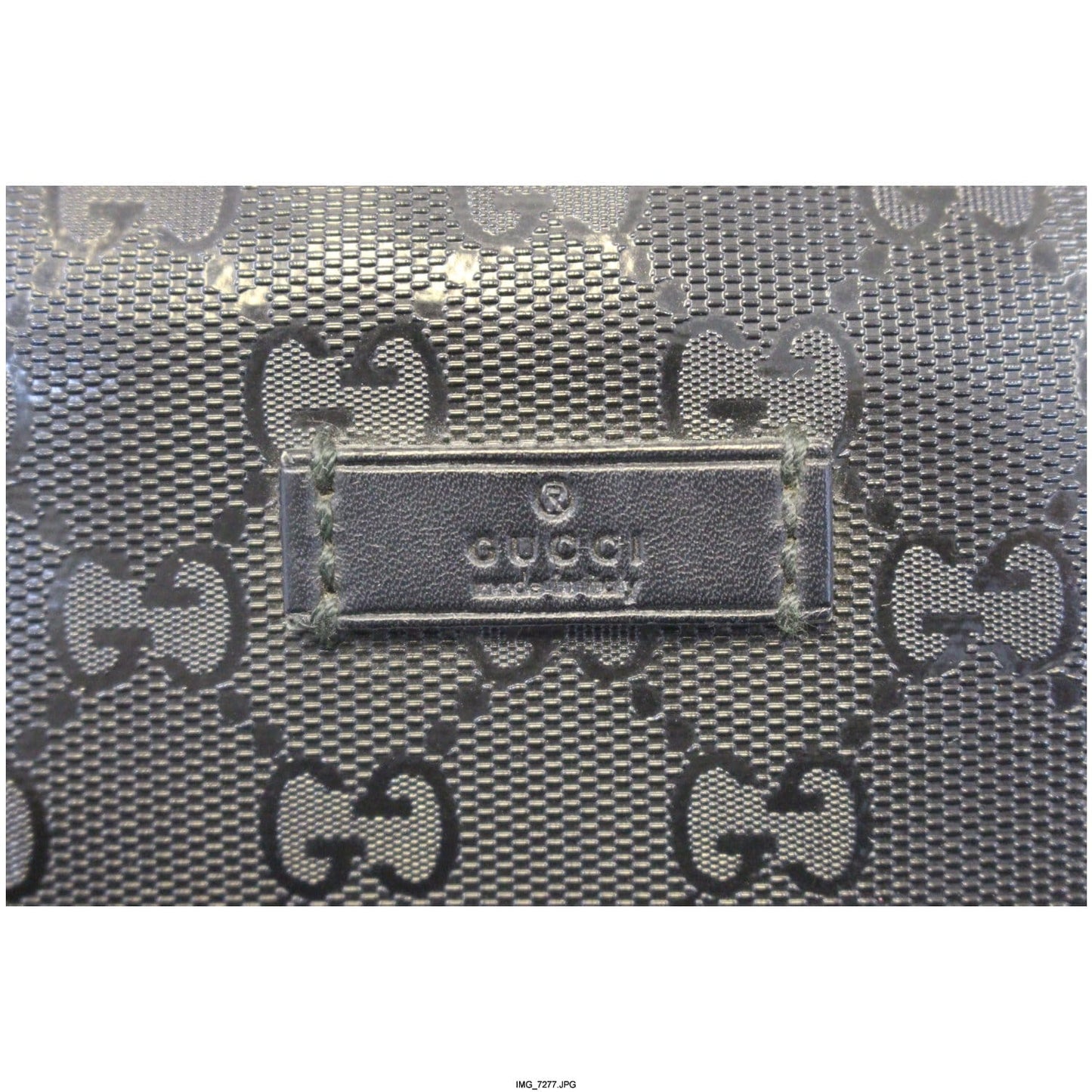 GUCCI GG Imprime Monogram Waist Bum Bag Black 233269