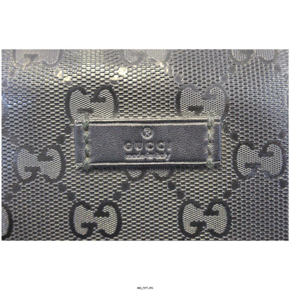 GUCCI GG Imprime Monogram Waist Bum Bag Black 233269