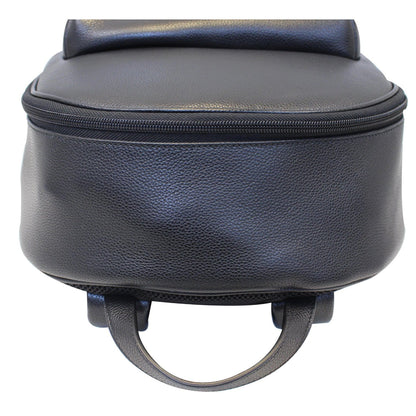 GUCCI Print Leather Backpack Bag Black 547834