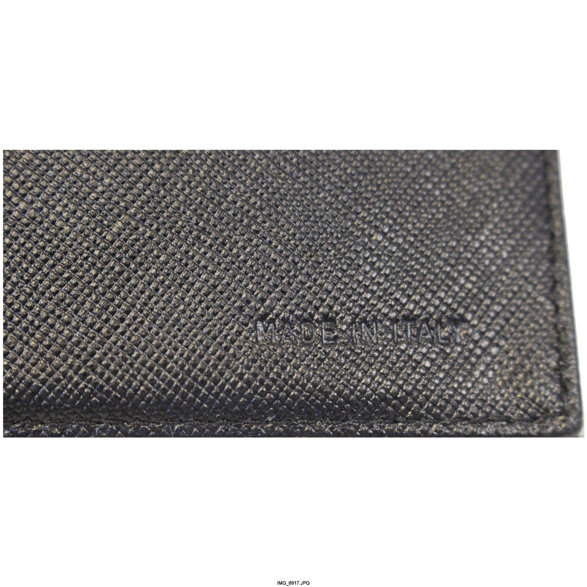PRADA Black Nylon Checkbook Cover Wallet