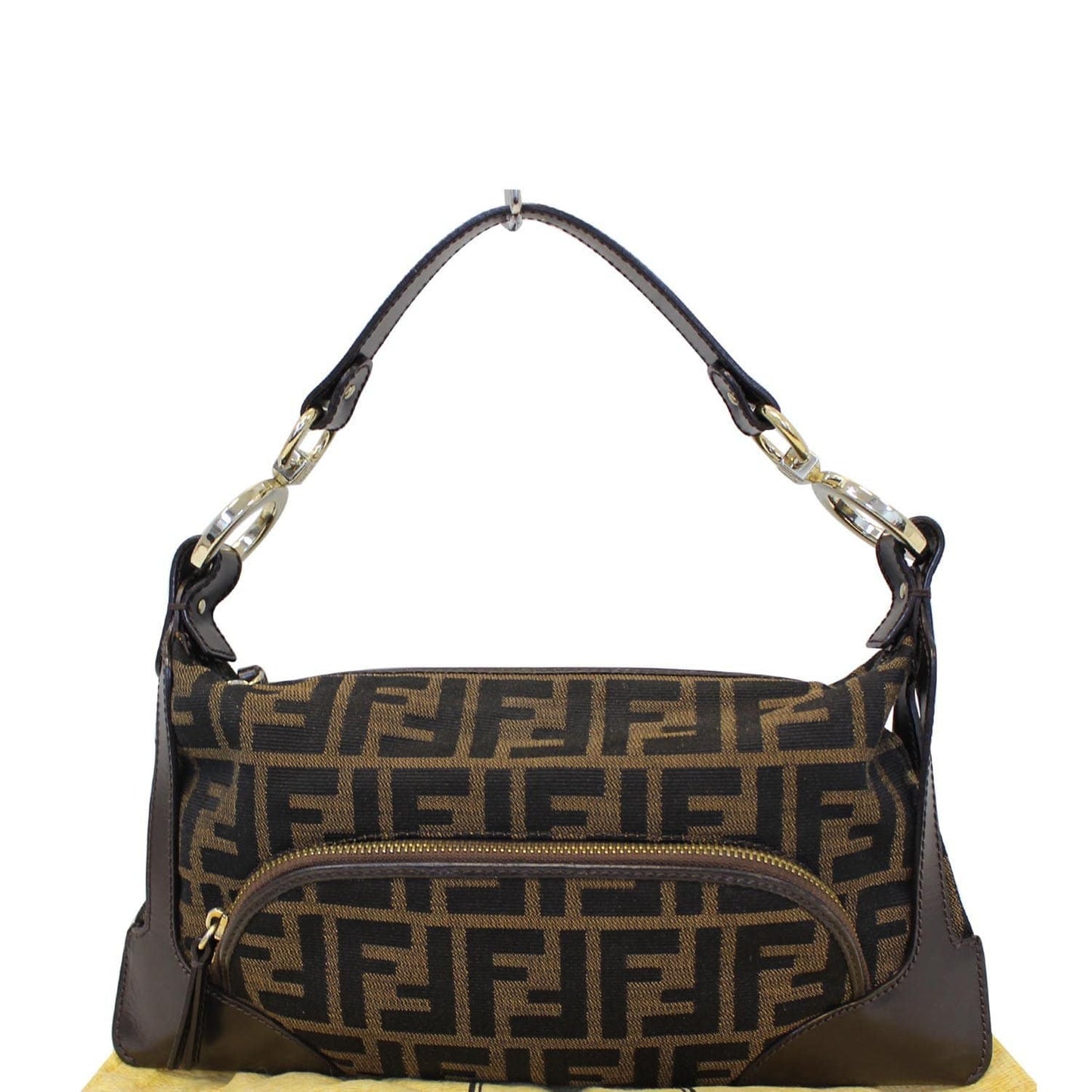 Fendi Vintage Zucca Pattern Handbag