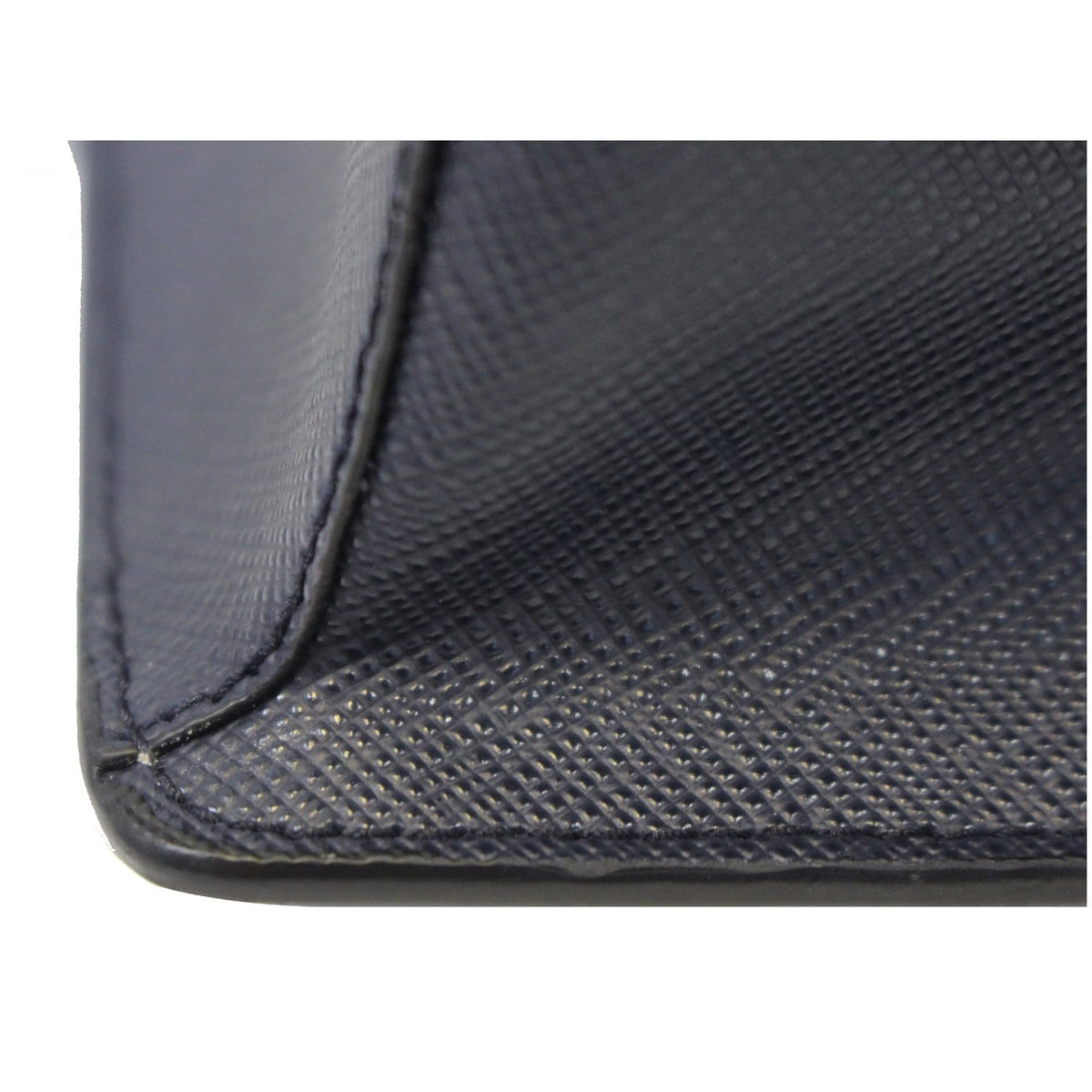 PRADA Saffiano Leather Blue Shoulder Bag - 15% OFF