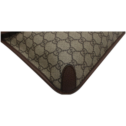 GUCCI Neo Vintage Medium GG Supreme Canvas Messenger Bag Beige 598604