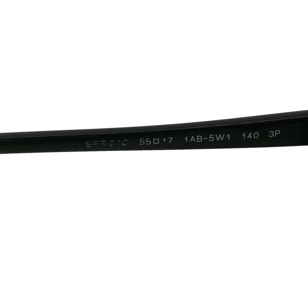 PRADA SPR 01O 1AB-5W1 Black Sunglasses Gray Polarized Lens