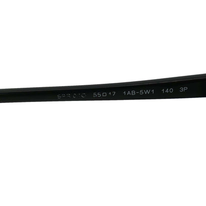 PRADA SPR 01O 1AB-5W1 Black Sunglasses Gray Polarized Lens