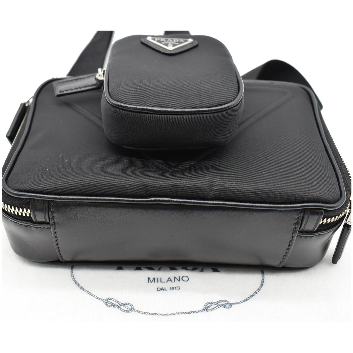 PRADA Re-Edition Nylon Shoulder Bag Black
