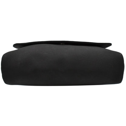 GUCCI Techno Large Web Nylon Canvas Messenger Bag Black 337074