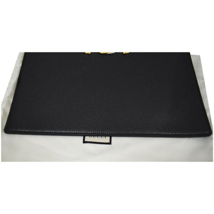 GUCCI Zumi Grainy Leather Pouch Black 570728 - 25% OFF