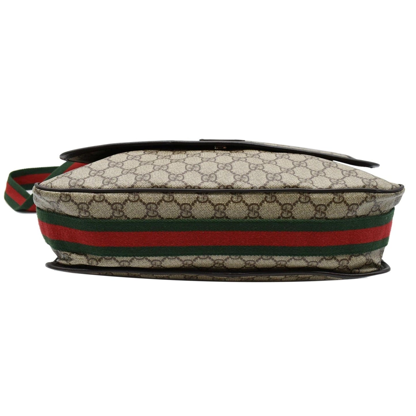 GUCCI GG Vintage Web Canvas Messenger Bag Beige/Ebony 189748