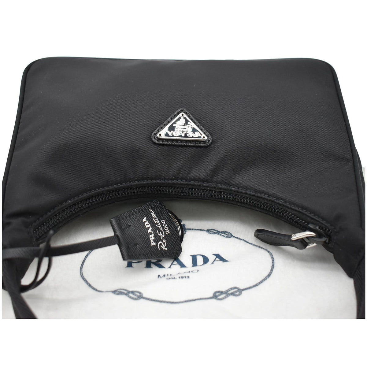 PRADA Re-Edition 2000 Mini Nylon Shoulder Bag Black