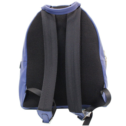 FENDI Are You Serious Backpack Bag with Face Charm Blue