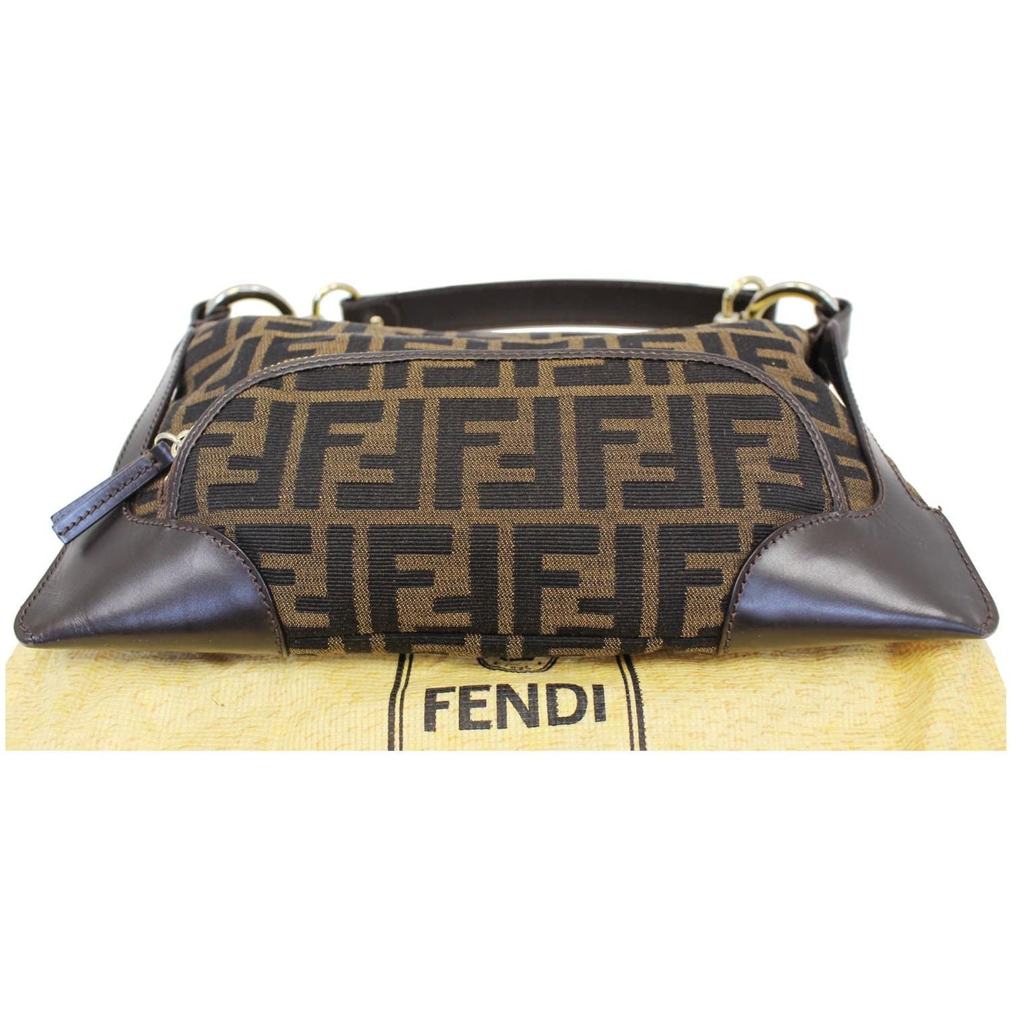 Fendi Vintage Zucca Pattern Handbag