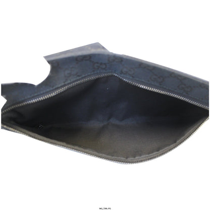 GUCCI Monogram Waist Bum Bag Black 28566