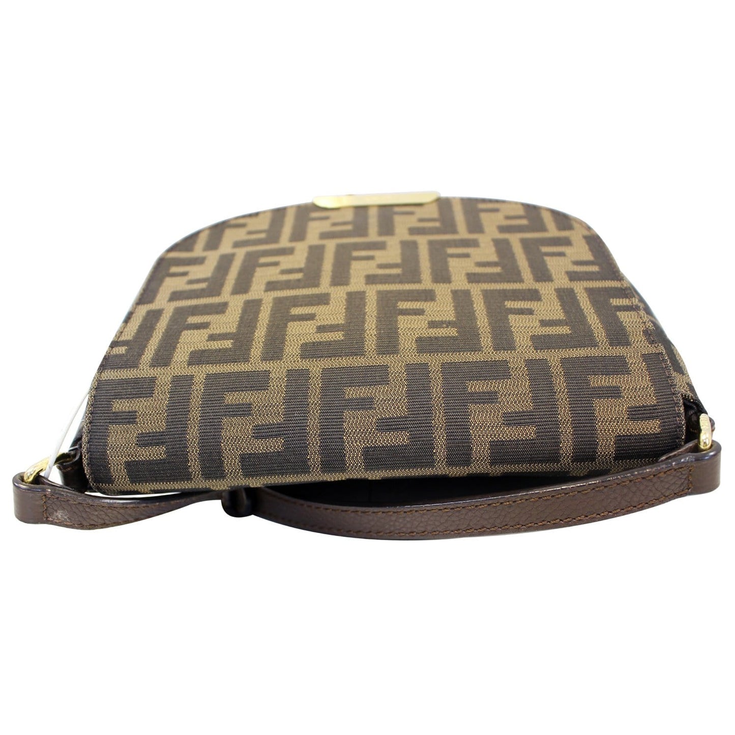 FENDI Zucca Small Crossbody Bag Tobacco Brown