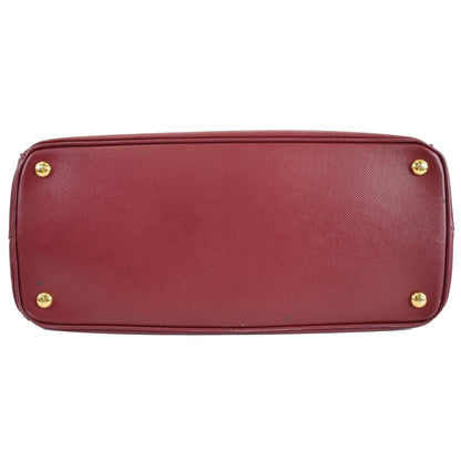 PRADA Lux Large Saffiano Leather Tote Bag Red