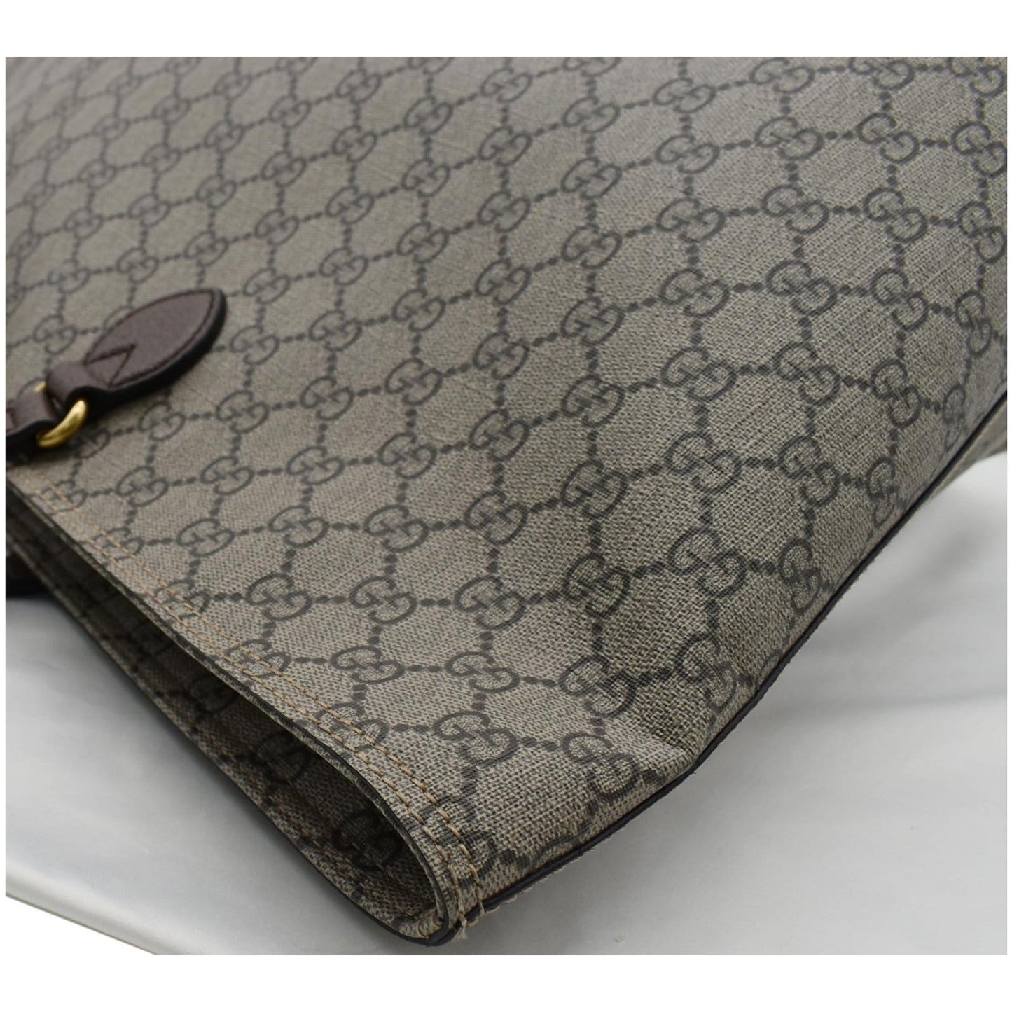 GUCCI Ophidia Large GG Supreme Coated Canvas Tote Bag Beige 547974