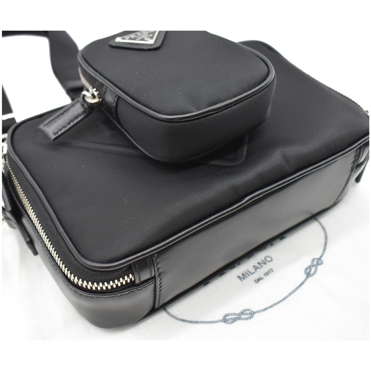 PRADA Re-Edition Nylon Shoulder Bag Black