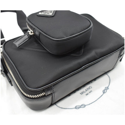 PRADA Re-Edition Nylon Shoulder Bag Black