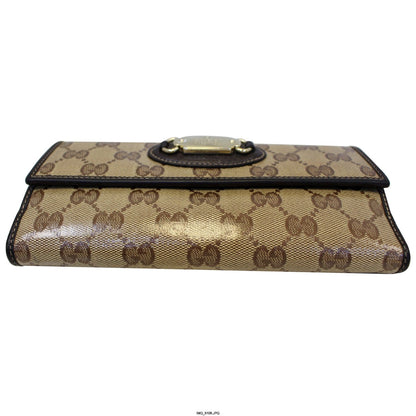 GUCCI Crystal Monogram GG Wallet 231841