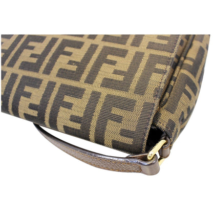 FENDI Zucca Small Crossbody Bag Tobacco Brown