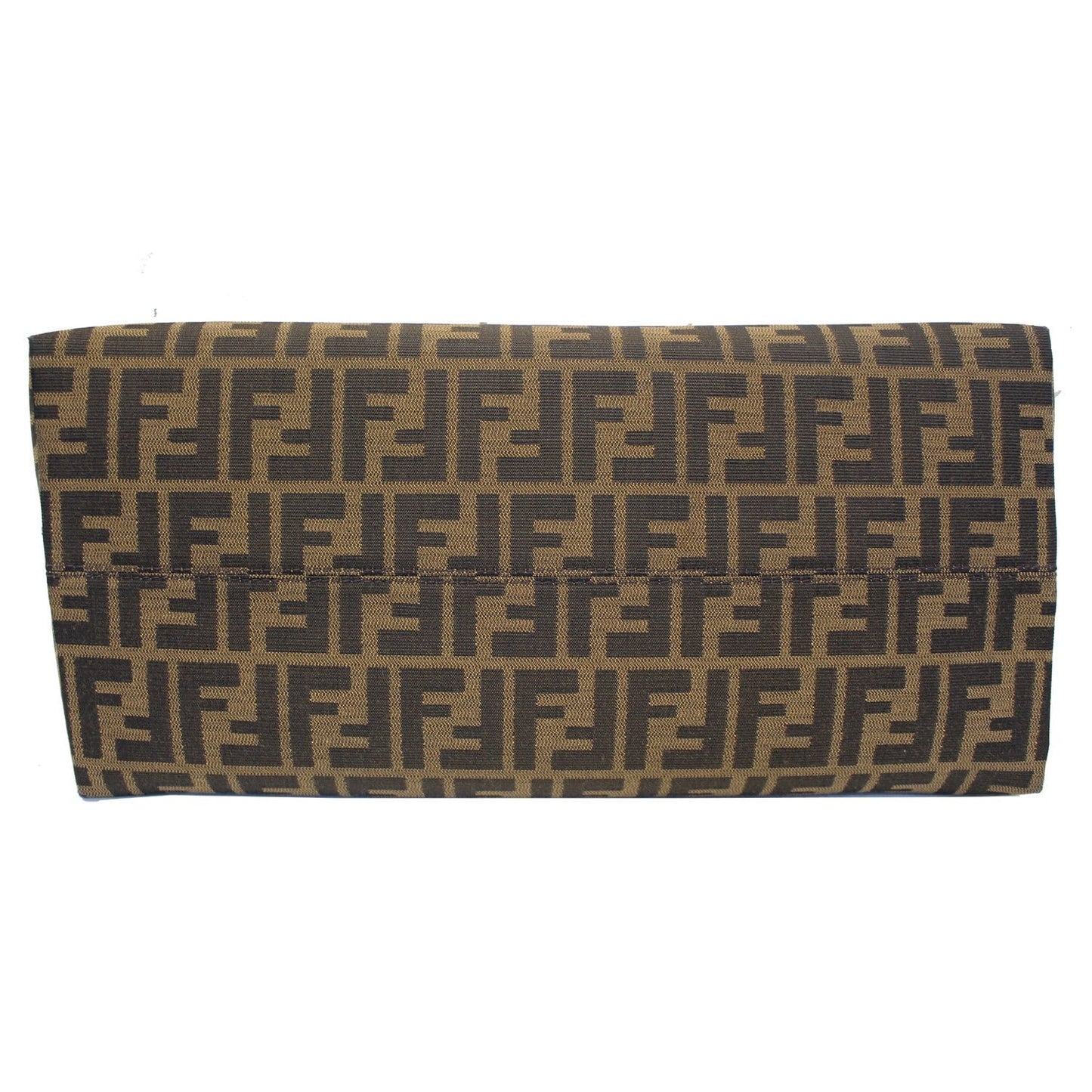 FENDI Zucca Canvas Large Hobo Bag Tobacco