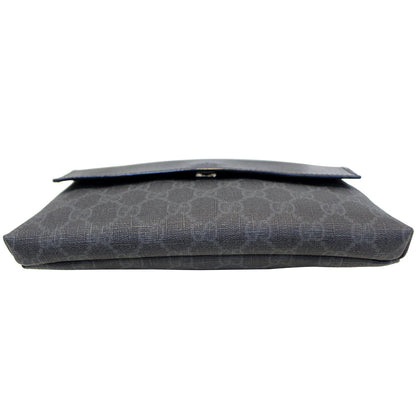 GUCCI GG Supreme Monogram Waist Bum Bag Black 161833