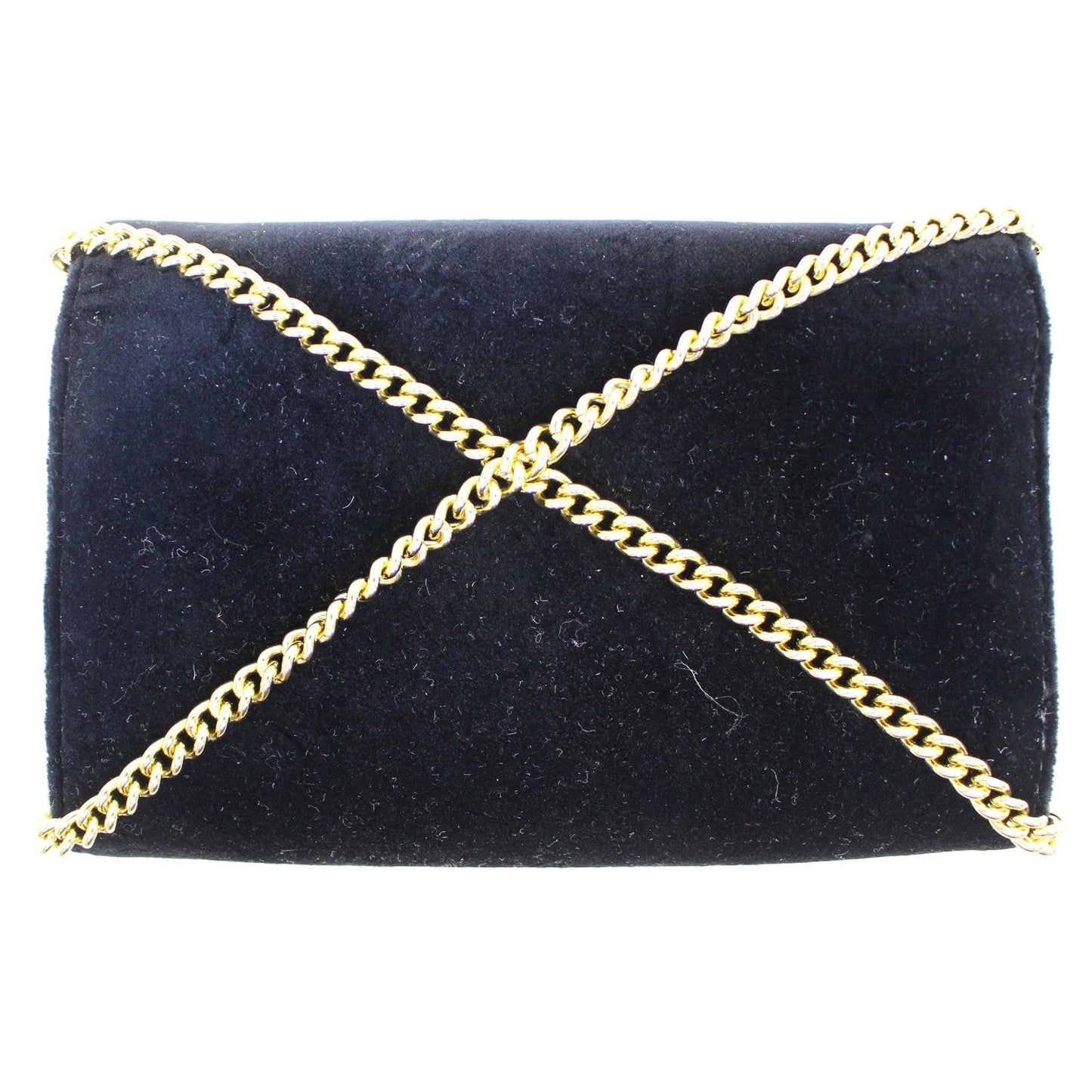 FENDI Velvet Wallet On Chain Shoulder Crossbody Bag