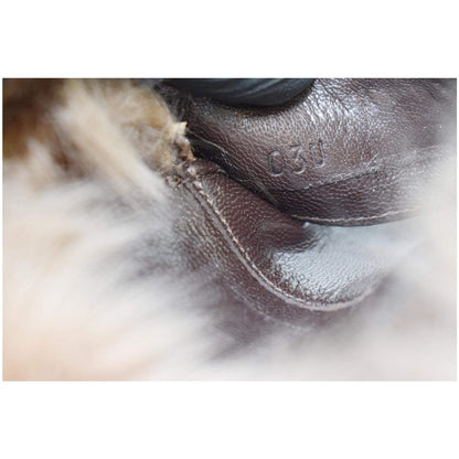 GUCCI Princetown Fur Leather Slipper Cocoa Brown US 7 - 25% OFF