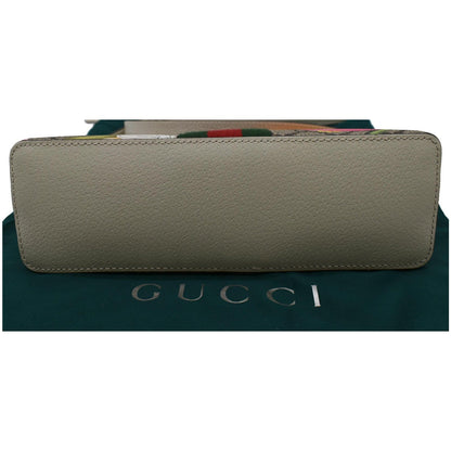 GUCCI Ophidia Flora Small Supreme Canvas Shoulder Bag Beige 499621