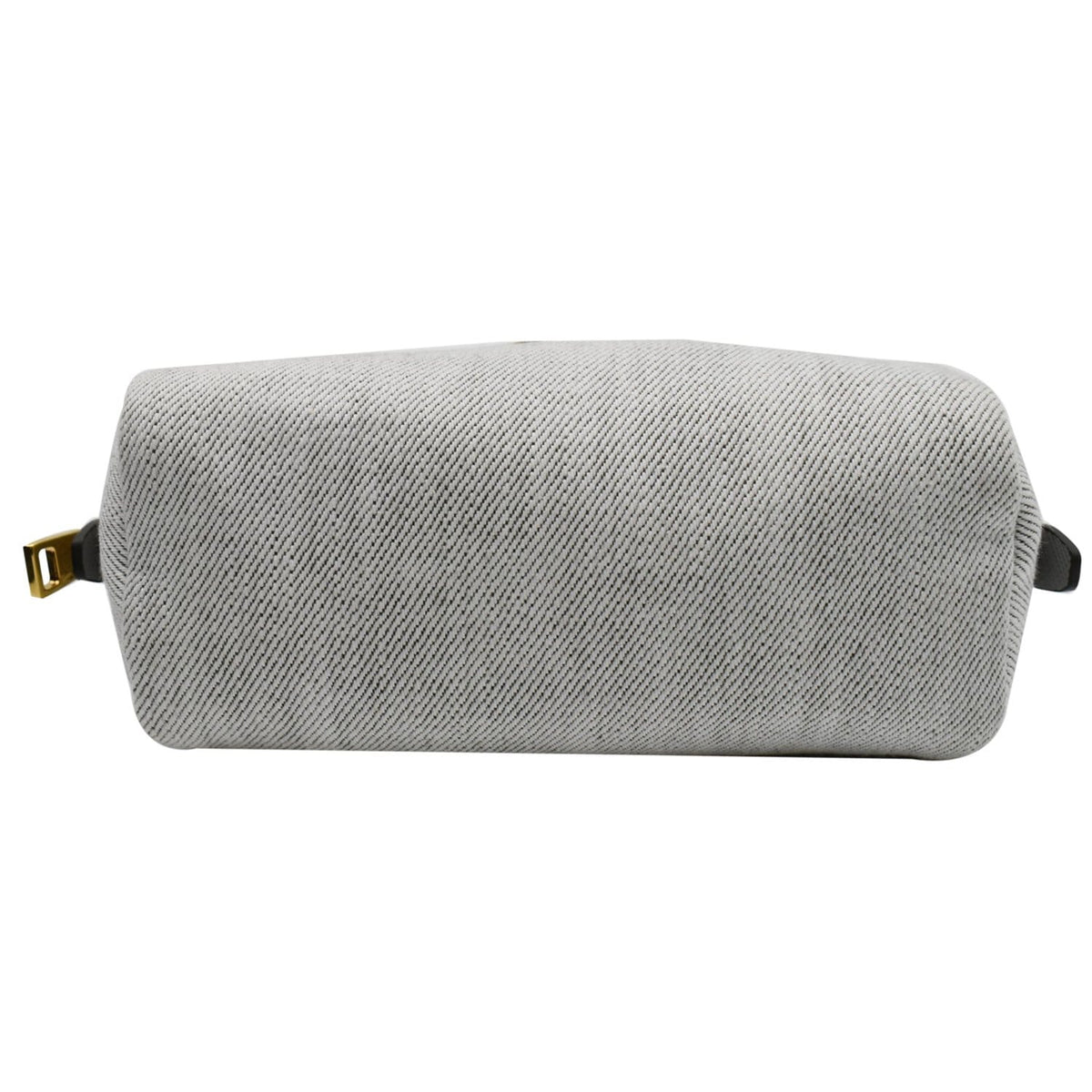 PRADA Milano Denim Canvas Pouch Bag Grey - 10% OFF