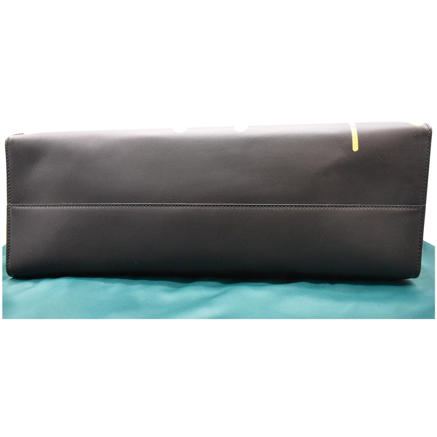 GUCCI Ghost Real Large XL Calfskin Leather Tote Bag Black 415883