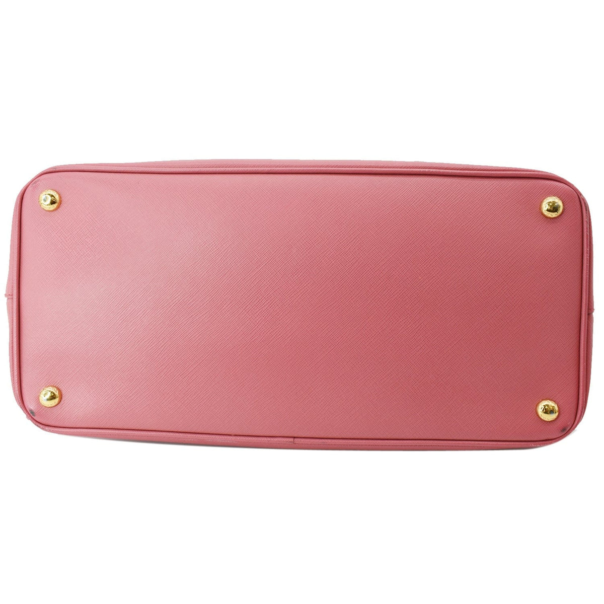 PRADA Galleria Large Double Zip Saffiano Leather Tote Bag Pink