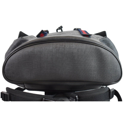 GUCCI GG Supreme Microfiber Backpack Bag 495563 Black