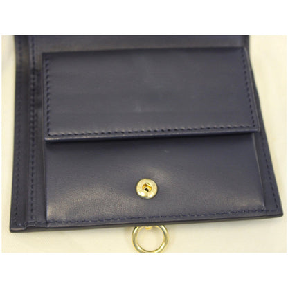 FFENDI Bi-Fold Leather Wallet Blue - Last Call