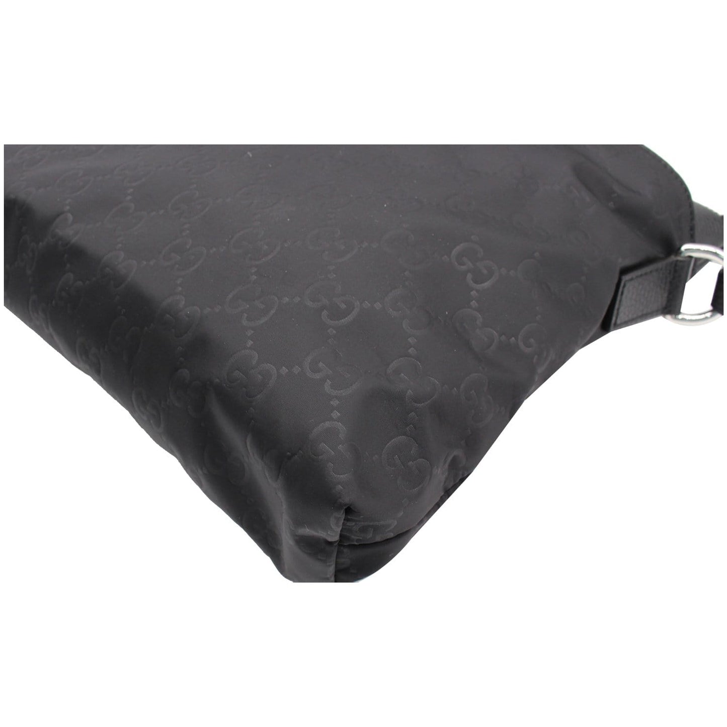 GUCCI GG Monogram Nylon Small Messenger Bag Black 510342