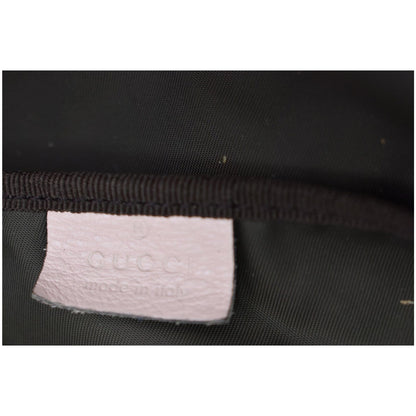 GUCCI Large Diaper GG Supreme Canvas Shoulder Bag Pink 123326
