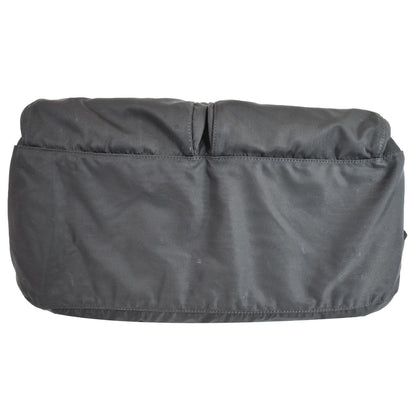 PRADA Vela Nylon Messenger Bag Black