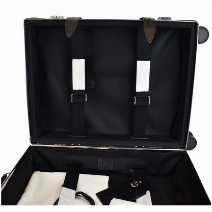 GUCCI Globe-Trotter GG Medium Rolling Suitcase Luggage Black 533620
