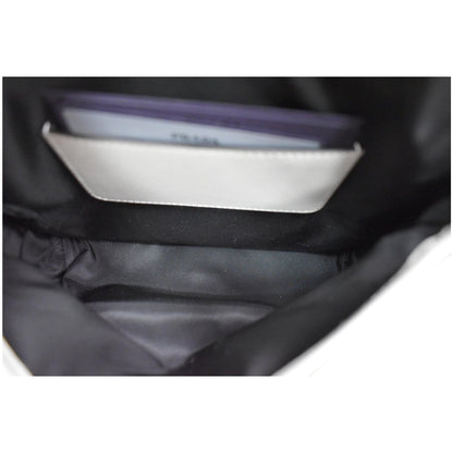 PRADA Re-Nylon Saffiano Leather Smartphone Case Shoulder Bag White