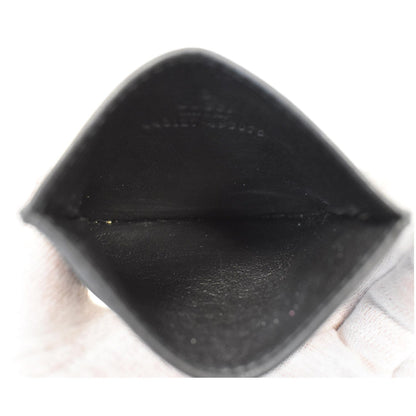 GUCCI GG Marmont Leather Card Case Black 443127