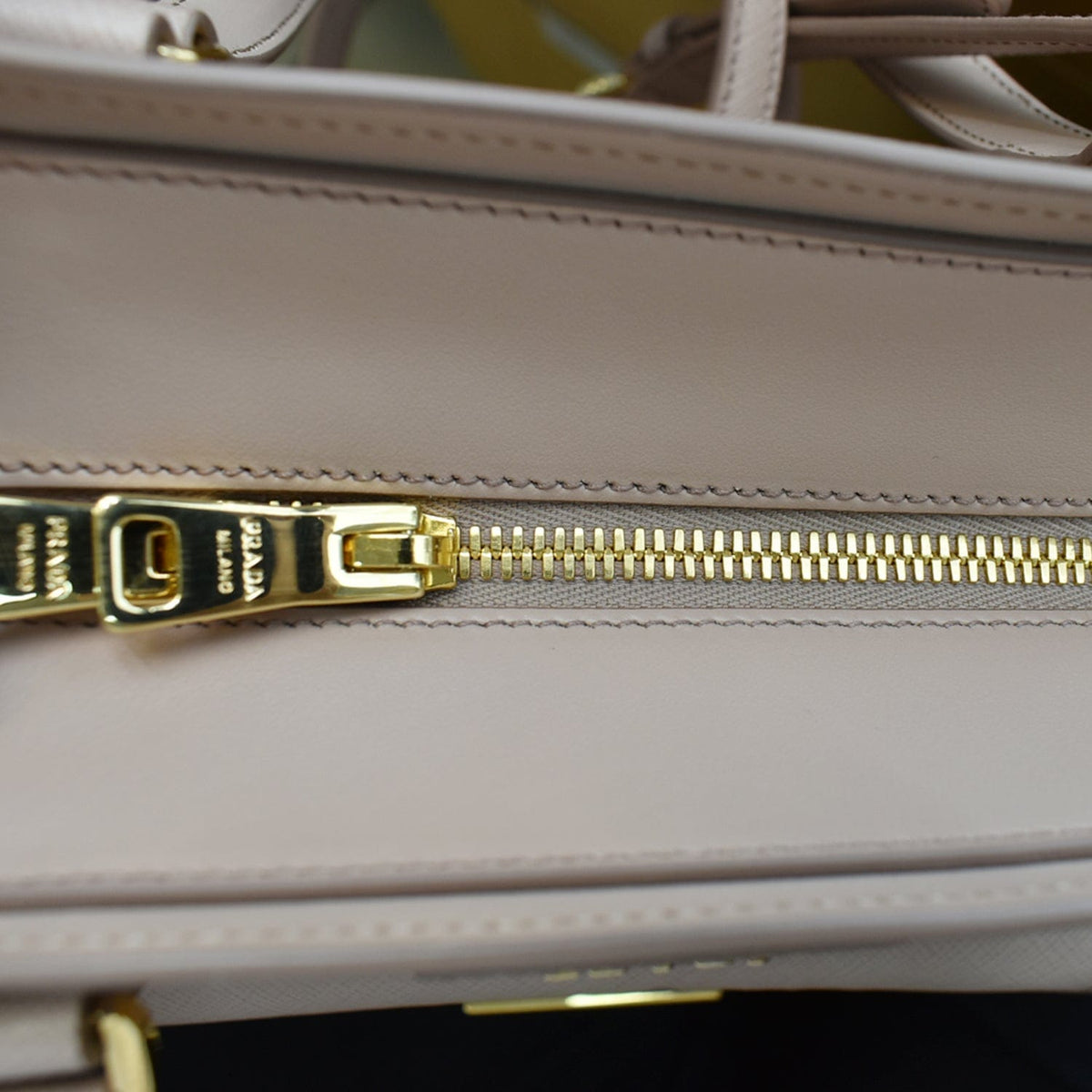 PRADA Lux Metropolis Saffiano Leather Tote Bag Cipria  - Hot Deals