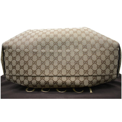 GUCCI Sukey Large GG Canvas Tote Bag Black 211943