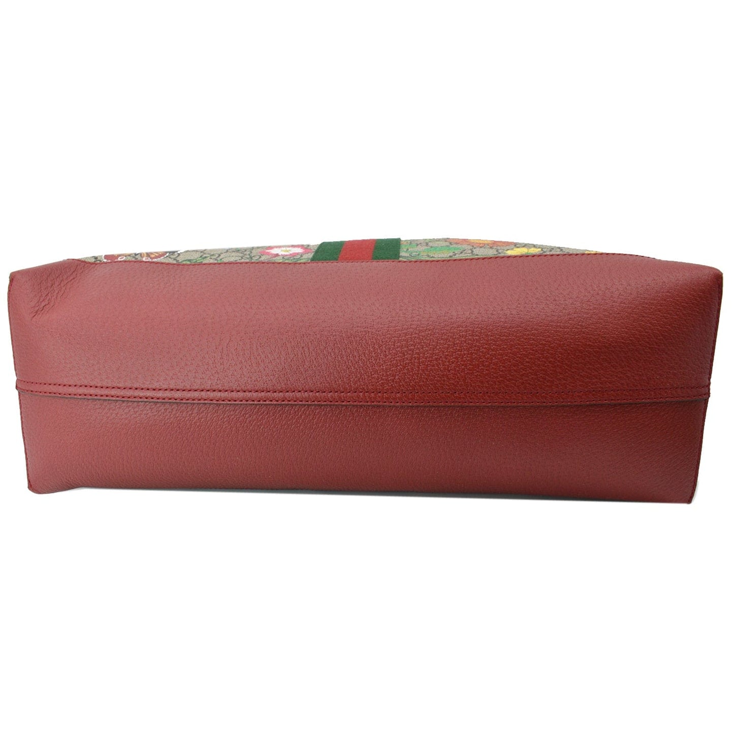 GUCCI Ophidia GG Flora Medium Tote Bag Red 547947