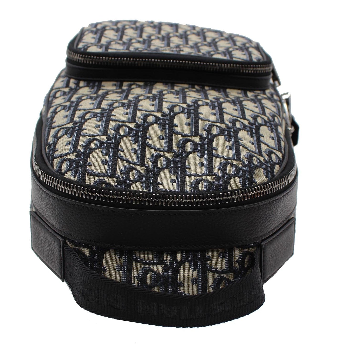 CHRISTIAN DIOR Minin Rider Oblique Jacquard Backpack Beige